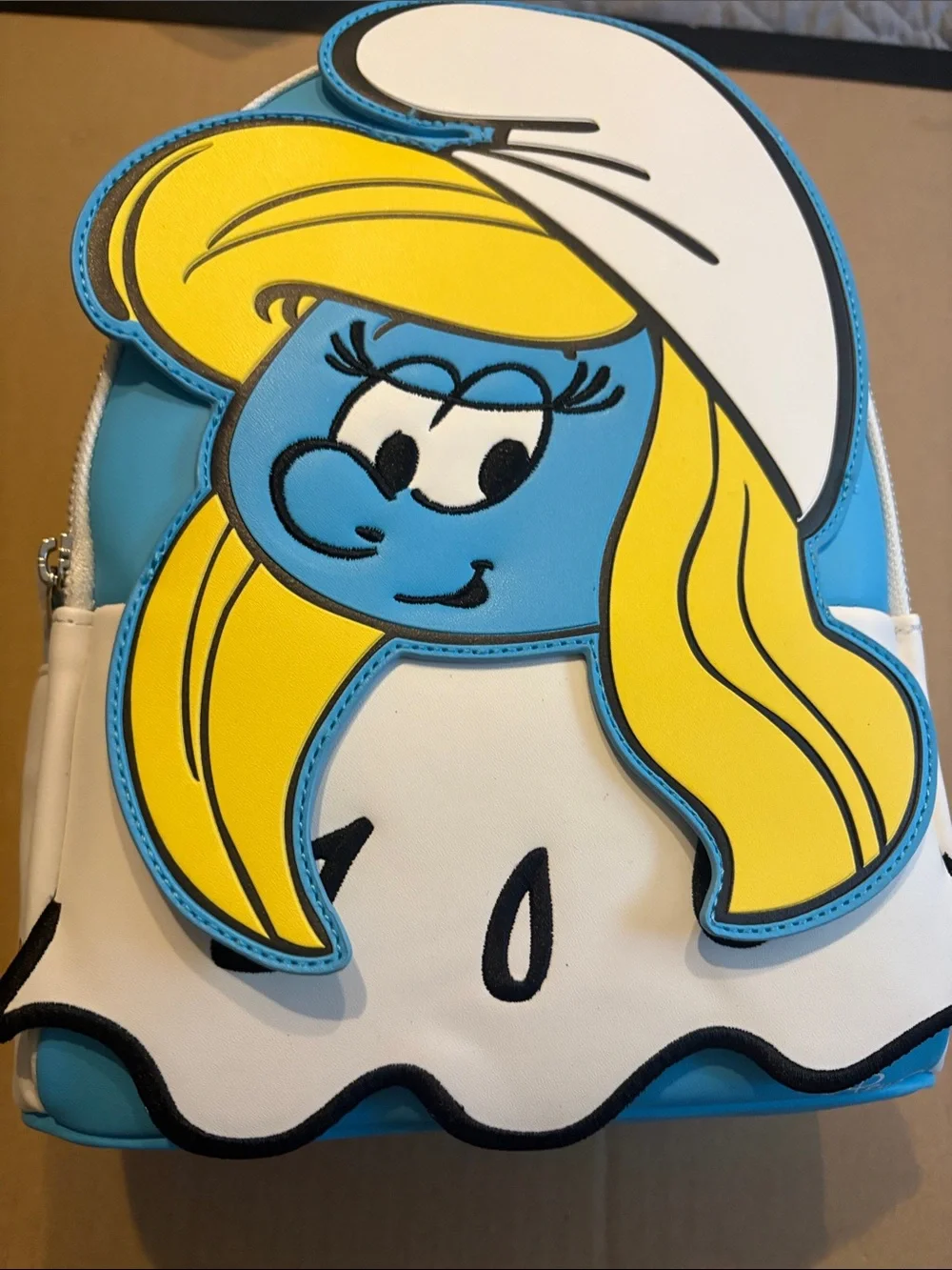 Smurfette Character Mini Backpack - Blue/Yellow/White